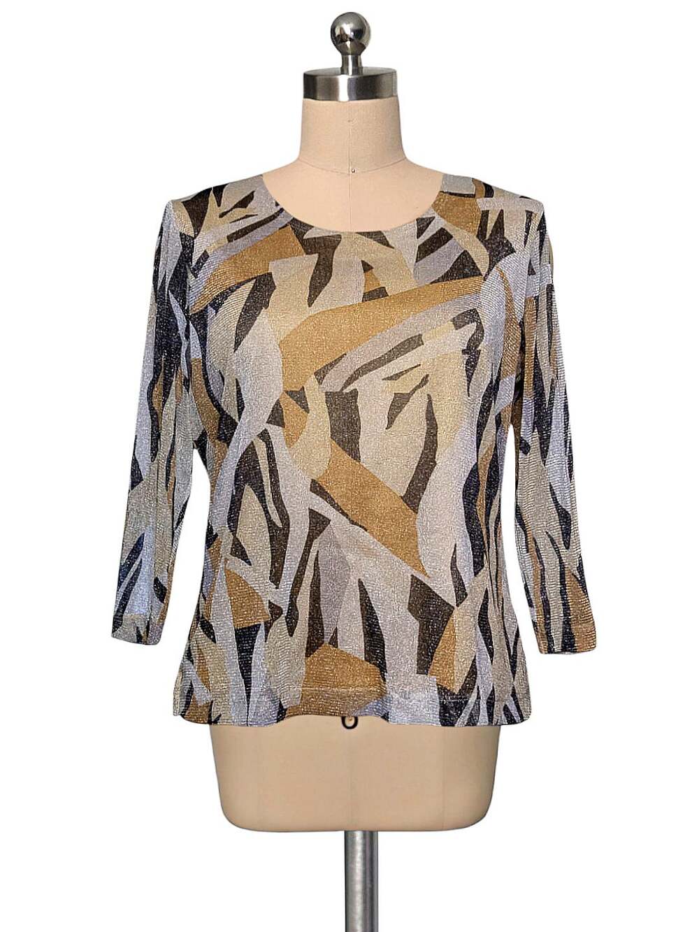 Vintage Y2K LAURA ASHLEY Mesh Metallic Sparkle Shimmer Blouse Top PM M Petite